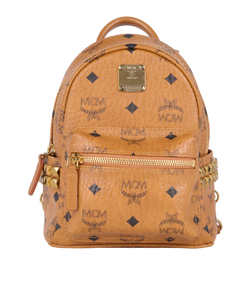 XMini Stark Backpack, Leather, Tan, 5766D, S, 3*